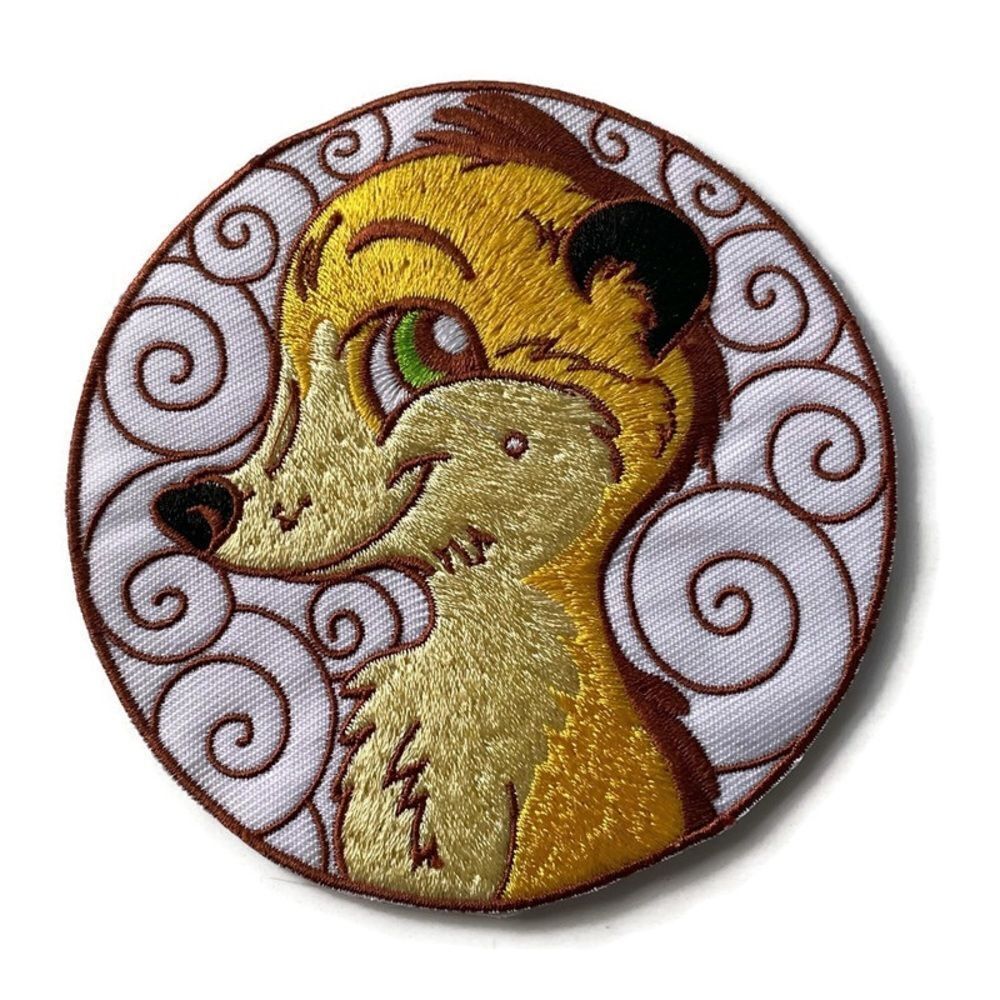 Meerkat Large Embroidered Patch